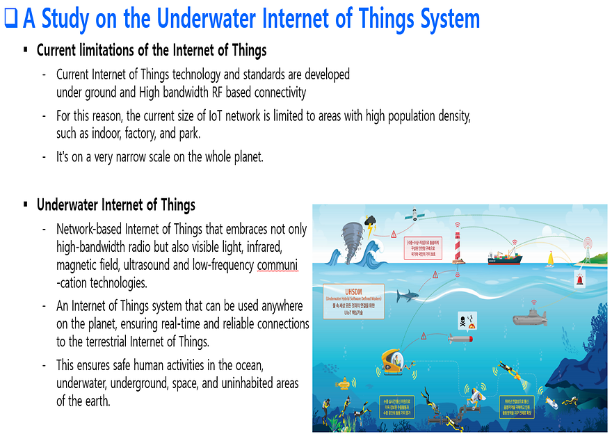 Underwater Internet of Things